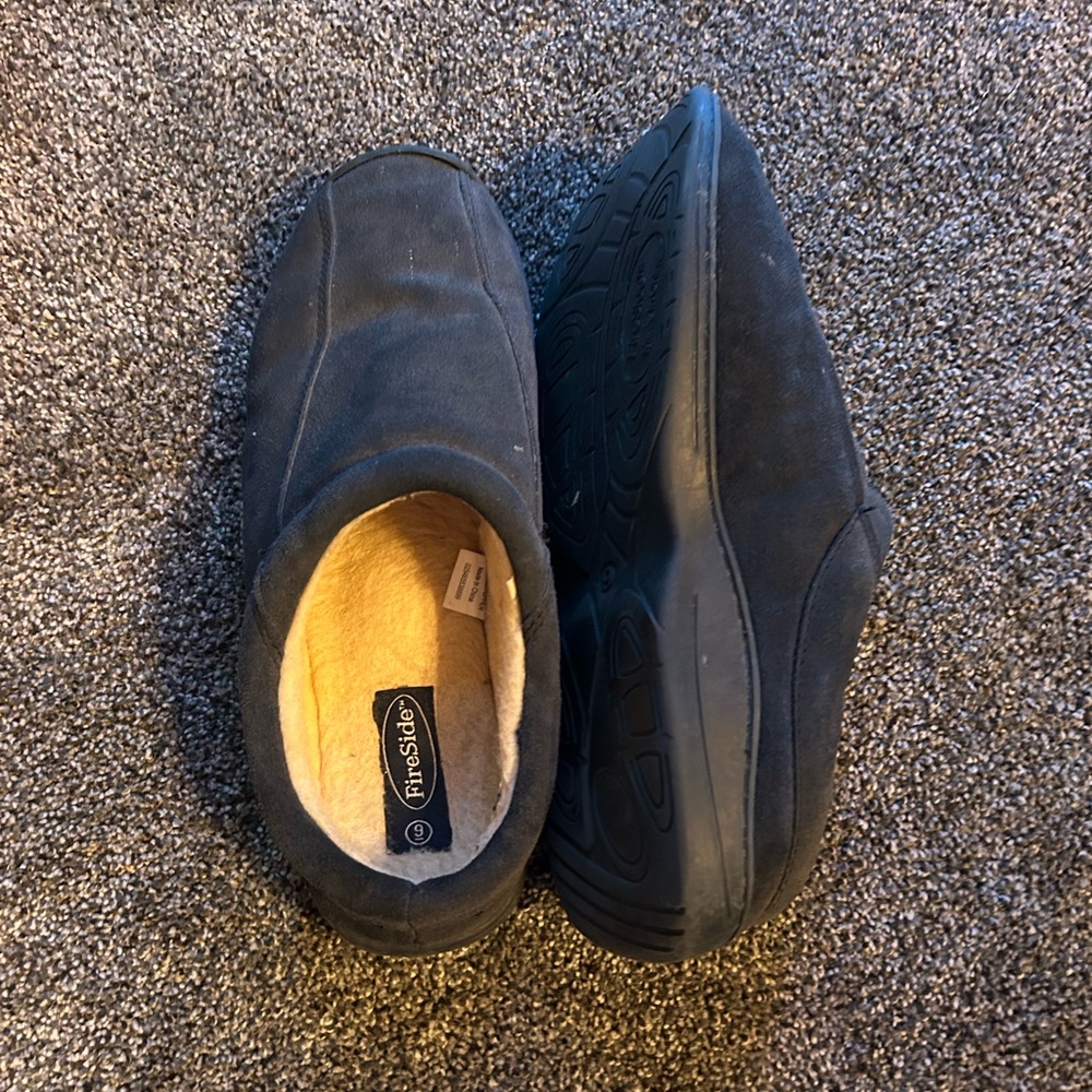 Men's Navy Slip-On Loafers